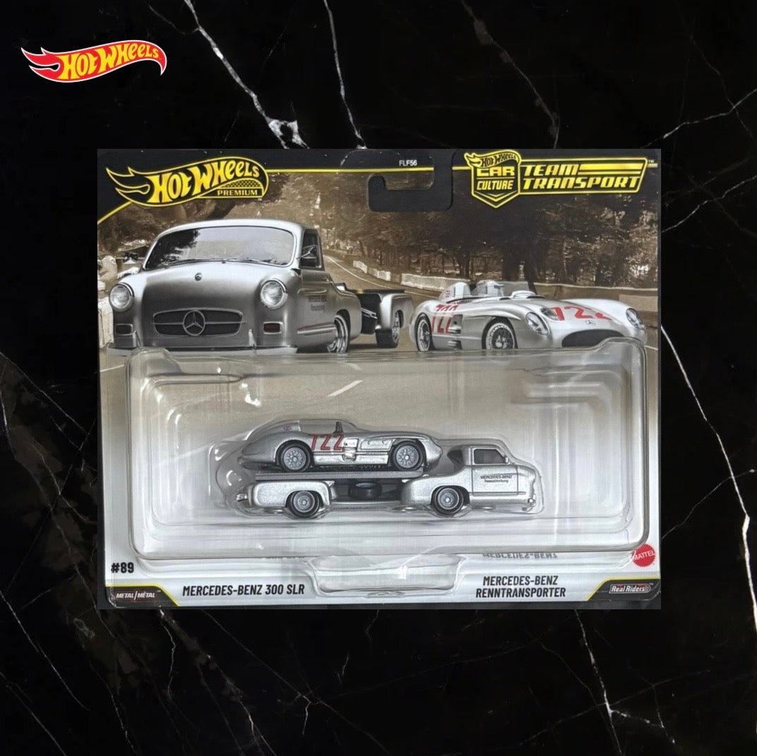 Hot Wheels Team Transport Mercedes-Benz 300 SLR / Mercedes-Benz Renntransporter