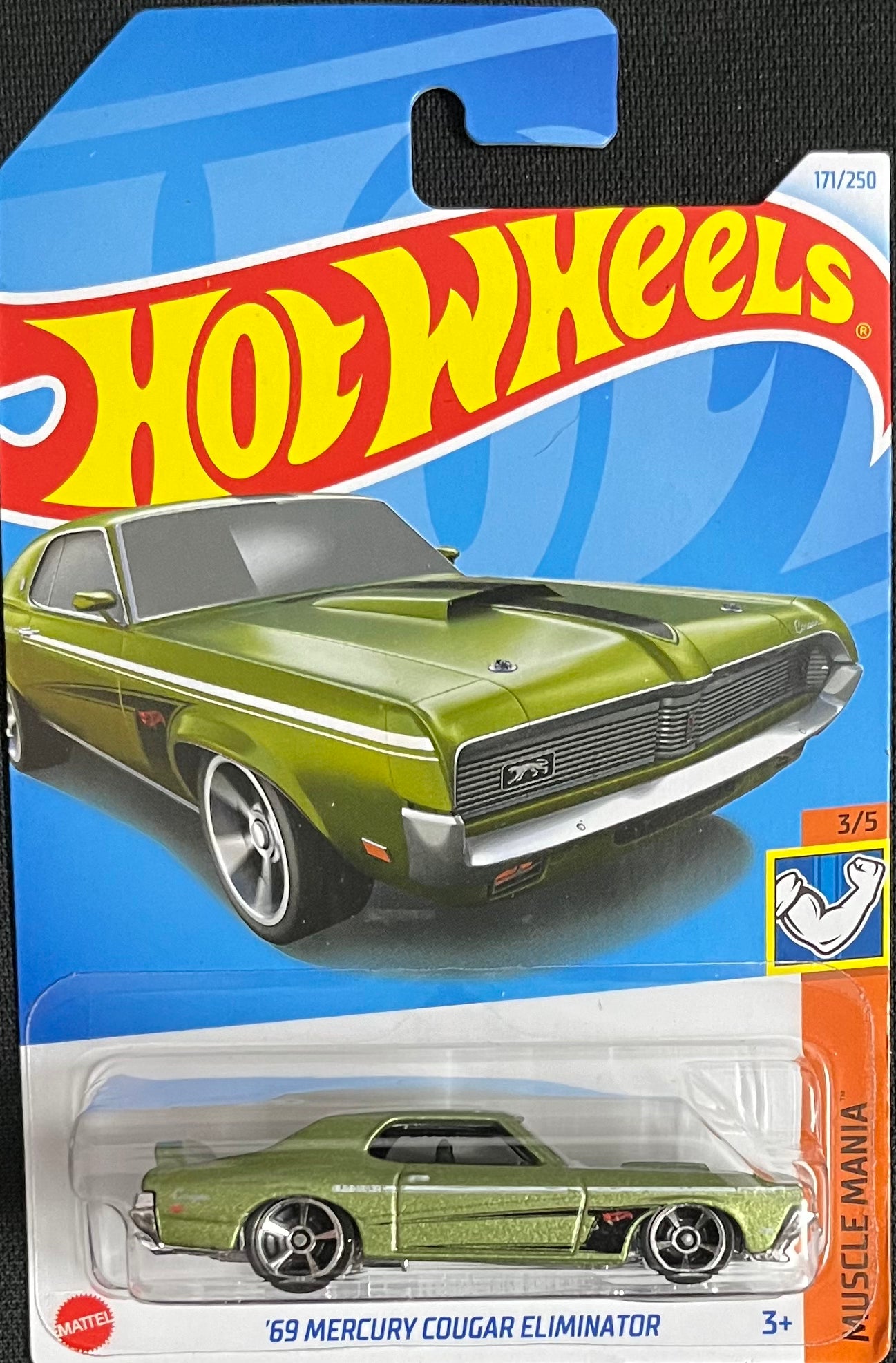 69 Mercury Cougar Eliminator (Green) Import