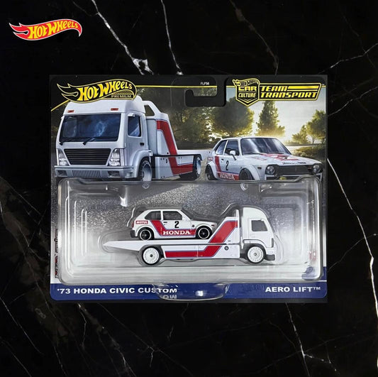 Hot Wheels Team Transport 73 Honda Civic Custom / Aero Lift