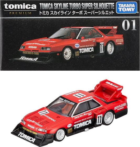 Takara Tomy Tomica Premium 01 Skyline Turbo Super Silhouette (Import)