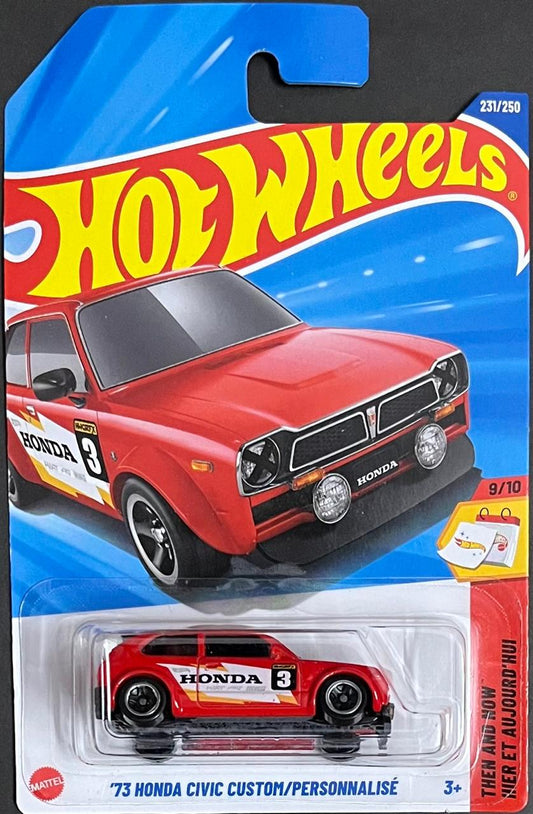 73 Honda Civic Custom (Red)